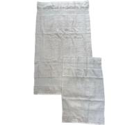 BELLORA - Set Asciugamani Bagno Viso e Bidet in Cotone - Asciugamani Resistente a Lavaggi, Include 1 Asciugamano Viso 55 x 100 cm e 1 Asciugamano Bidet Ospite 40 x 60 cm - Asciugamani 2 Pezzi