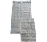 N5219 Set asciugamano+ospite "FIOCCO var.G11 grigio" di Bellora