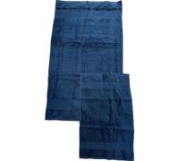 BELLORA - Set Asciugamani Bagno Viso e Bidet in Cotone - Asciugamani Resistente a Lavaggi, Include 1 Asciugamano Viso 55 x 100 cm e 1 Asciugamano Bidet Ospite 40 x 60 cm - Asciugamani 2 Pezzi