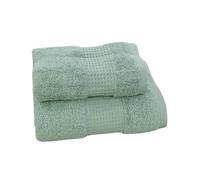 BELLORA - Set Asciugamani Bagno Viso e Bidet in Cotone - Asciugamani Resistente a Lavaggi, Include 1 Asciugamano Viso 55 x 100 cm e 1 Asciugamano Bidet Ospite 40 x 60 cm - Asciugamani 2 Pezzi