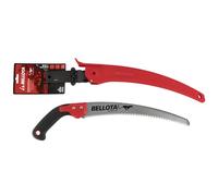 Bellota 454BIMR13 - Sega da potatura ghepardo con lama curva da 13", seghettata giapponese e manico in bimateriale dritto. Custodia inclusa