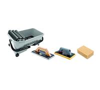 Bellota 58003KIT - Kit Vasca per Lavaggio Professionale con Accessori per Lavori di Piastrellatura - Include 1 Spatola in Gomma Mista 5898B, 1 Spatola con Spugna 5888 e 1 Spugna CS21875