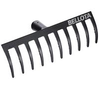 Bellota 951-10 - Rastrello da Giardino con 10 Denti - Testa di Acciaio - Rastrello di Media Intensità per Giardinaggio - Manico Non Incluso