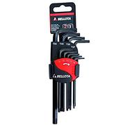 Bellota Set chiavi torx a prova di furto annerite doppio clip 9