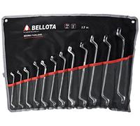 Bellota Set di 12 chiavi ad anello piegate a gomito in sacchetto di nylon rinforzato
