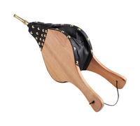 Bellows For Fire Pit - Wooden Bellows For Wood Stove, Fire Blower Natural Hand Blower For Grill, Manual Air Blowers For Fireplace, Camping Barbeque Chimney Tool, Accelerates Flame With Air Puff