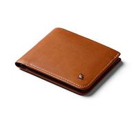 Bellroy Hide & Seek Wallet, Portafoglio sottile in pelle con doppia piega, protezione RFID disponibile, tasca nascosta (Max. 12 carte, contante, tasca per monete) - Caramel