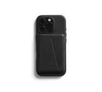 Bellroy Mod Case + Wallet, compatibile con iPhone 16 Pro - Black | Custodia per iPhone 16 Pro sottile in pelle Mod e portafoglio con un portacarte sottile per le carte quotidiane