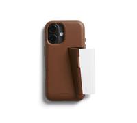 Bellroy Phone Case - 3 Card, compatibile con iPhone 16 - Sienna | Custodia sottile in pelle e portafglio da telefono per iPhone 16 con spazio per 3 carte e un profilo sottile
