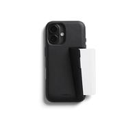 Bellroy Phone Case - 3 Card per iPhone 16 (custodia per iPhone in pelle, portafoglio per telefono) - Black