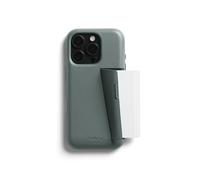 Bellroy Phone Case - 3 Card per iPhone 16 Pro (custodia per iPhone in pelle, portafoglio per telefono) - Agave