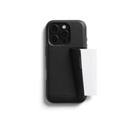 Bellroy Phone Case - 3 Card per iPhone 16 Pro (custodia per iPhone in pelle, portafoglio per telefono) - Black