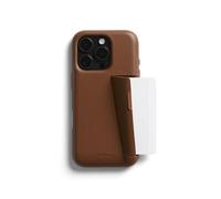Bellroy Phone Case - 3 Card per iPhone 16 Pro Max (custodia per iPhone in pelle, portafoglio per telefono) - Sienna