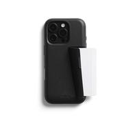 Bellroy Phone Case - 3 Card per iPhone 16 Pro Max (custodia per iPhone in pelle, portafoglio per telefono) - Black