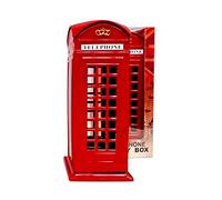 Bells Box Scatola per Monete per Cabina telefonica di Londra, Banca per Soldi per Cabina telefonica da 11 cm, salvadanaio in Metallo pressofuso Regalo di Souvenir Britannici di Londra