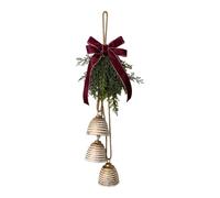 Bells Christmas Decor Faux Cedar Ramigs Vintage Holiday Pendant