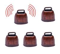 Bells Noise Makers - Small Metal Goat & Bells for Grazing | Loud Farm Animal Bell, Anti-Lost Collar, Retro Goat Accessory, Pet, Sleigh, Ornaments, Outdoor Use