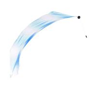 Belly Dance Veil - with Ball Silk Colorful Gradient Lightweight Streamer | Praise Dance Scarf Veils Wraps for Indoor Outdoor Stage Church Performance Yoga Holiday