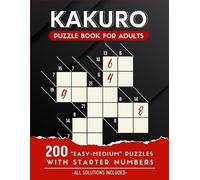 Belly Ortiz Kakuro Puzzle Book For Adults (Tascabile)