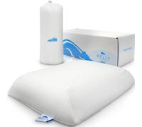 Belly Sleeper Pillow - Thin, Flat, & Ergonomic Pillows for Sleeping and Cervical Neck Alignment - Cooling Gel Memory Foam Pillow with Cover - Travel-S