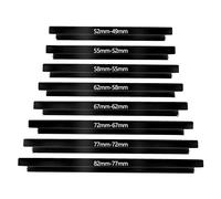 Belmalia Kit con 8pz Anelli Step-DOWN, Adattatori per Filtri Fotografici, Adattatore Lenti: 82mm 77mm 72mm 67mm 62mm 58mm 55mm 52mm 49mm