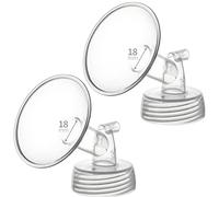 Belmikal Flange da 18 mm compatibili con Spectra S2 S1 9 Plus Ameda Mya Motif Luna Tiralatte Ricambio per parti della pompa Flangia. Compatibile con parti e accessori Spectra