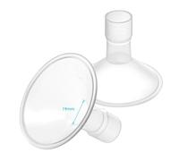 Belmikal Scudi da 19 mm compatibili con tiralatte Medela, PersonalFit, Freestyle, Harmony, Maxi, Flex Lansinoh Pump-SignaturePro SmartPump Sostituzione manuale delle parti Medela Lansinoh Accessori