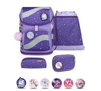 Belmil 405-51 - Set di 4 zaini per la scuola, StarLight, Set per la scuola