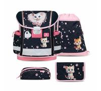 Belmil Classy 403-13/AG/S - Set di 4 zaini per la scuola, Cute Kitten 2025, m