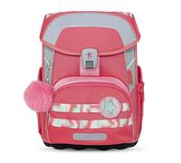 Belmil Maxi Plus Patch Me - Set di 6 zaini per la scuola ergonomici con penne Stabilo, astuccio, sacca da palestra e toppe in (405-87/P/S), aurora, Motivi vivaci e colorati