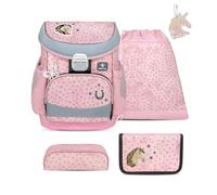 Belmil Mini Fit - Set di 5 zaini per la scuola, con portachiavi extra (405-33AGS GRATIS), Star Horses, 36 x 28 x 17 cm