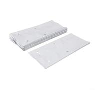 Belnotelt 50 sacchetti per piantare piante in PE nero e bianco, per colture senza suolo, vasi riflettenti con fori inferiori, per ortaggi, uso interno ed esterno (4L)