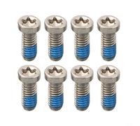 Belnotelt 8 bulloni per corona della bici da strada, in acciaio inossidabile, per SRAM AXS Red 12 e QUARQ Power Meter Guarniture argento T20 viti di ricambio
