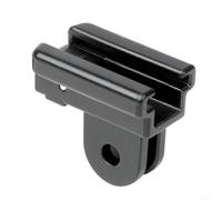 Belnotelt Adattatore per supporto per fanale anteriore per bicicletta Garmin, montaggio e rilascio rapido, slot in plastica, 25,5 x 14,8 mm, compatibile con accessori da ciclismo su rotaia da 2,7 mm