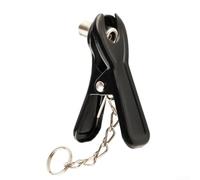 Belnotelt Clip per pompa per bicicletta per valvola Woods e per valvola Dunlop, adattatore testa valvola in metallo con connettore per tubo UK, ugello compressore d'aria di qualità per pneumatici bici