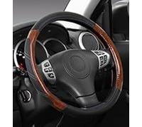 Belnotelt Coprivolante in pelle artificiale elasticizzato, adatto per interni auto, camion, SUV, protezione per tutte le stagioni, nero, grigio, rosso, marrone, blu, beige (venature del legno marrone)