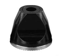 Belnotelt Dado a sgancio rapido M5 vite antiscivolo dado mozzo in lega di alluminio per mountain bike bullone assale costruzione, nero, rosso, blu, oro, argento (nero)