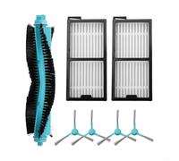 Belnotelt Kit di sostituzione spazzola principale per robot aspirapolvere Cecotec 5090 6090 7090, include spazzole laterali a rullo in nylon e filtri ad alta efficienza per profondità