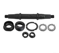 Belnotelt Kit movimento centrale conico quadrato con asse, set di cuscinetti per guarnitura MTB, set di cuscinetti in metallo con foro quadrato, parti di ricambio complete per strada e montagna
