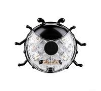 Belnotelt Luci per ruota della bicicletta: luci a LED per raggi con modalità multiple, accessori per ciclismo in lega di alluminio resistente all'acqua per una maggiore sicurezza (trasparente)