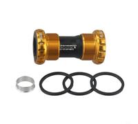 Belnotelt Movimento centrale per bicicletta, design cavo integrato filettato per corona dell'asse da 24 mm, cuscinetto in lega di alluminio sigillato albero centrale per telaio di mountain bike da