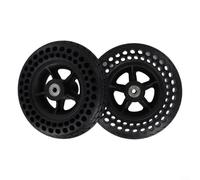 Belnotelt Ruota solida da 7 pollici per sedia a rotelle 7 x 1 3/4 gomma con mozzo 172 x 44 mm antiscivolo resistente fuoristrada nero