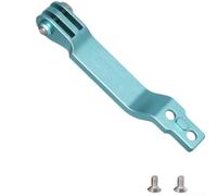 Belnotelt Staffa per luce pieghevole in lega di alluminio; adatta per modelli Brompton, Dahon, Neo; doppio supporto per luci e luci; pieghevole senza ostacoli (azzurro)