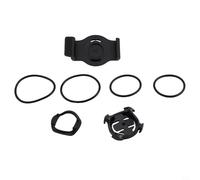 Belnotelt Supporto per orologio da bici per Garmin, per Enduro MK1 MK2 D2, per Fenix 3 5X 5X Plus 6X 7X 8, staffa per manubrio della bicicletta con elastici, nero (26 mm)