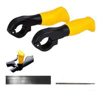 Belnotelt Tacchetti per bici da strada con galleggiante a 6 gradi, piastre di bloccaggio in nylon composito per sistema SPD, tacchetti antiscivolo resistenti all'usura per scarpe da ciclismo, giallo