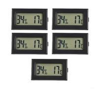 Belnotelt Termoigrometro digitale 2 in 1, misuratore di temperatura e umidità con display LCD, sensore interno compatto per casa, ufficio, serra, incubatrice, fermentazione del tè