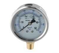 Belnotelt YN-60 Misuratore di pressione sismica del bordo assiale, misuratore di pressione dell'olio idraulico in rame e acciaio inossidabile con connessione flangiata per test e misurazioni