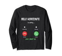 Belo Horizonte Chiama e Devo Andare in Brasile in Viaggio Maglia a Manica