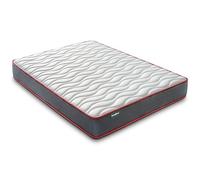 beloBed Materasso 80x180 cm Altezza 18 cm. con Memory Foam Alto Comfort. Reversibile Doppia Faccia. Rigidità Media. Multistrato Traspirante. Nucleo in Schiuma HR ComfortFusion