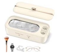 BelonLink Pulitore Ultrasuoni Professionale, 48000Hz Pulitore a Ultrasuoni, 350mL Pulitore ad Ultrasuoni per Pulizia Lenti a Contatto, Gioielli, Protesi dentali, Orologi, Occhiali, Anelli, Collane